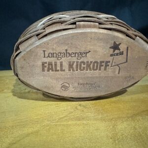 Longaberger football basket